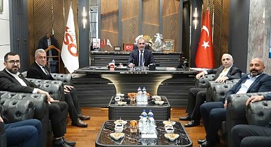 Tunceli TSO Heyetinden Elazığ TSO’ya ziyaret
