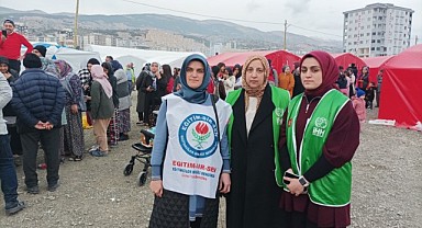 Elazığ’dan Kahramanmaraş’a Kadınlar Gününde Kadın Dayanışması