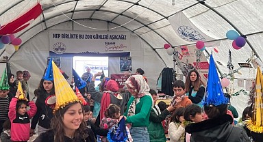 Psikososyal Destek Çadırında Ceylin’in Doğum Günü Kutlandı