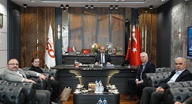 REKABET KURUMU BAŞKANI KÜLE’DEN, BAŞKAN ALAN’A ZİYARET