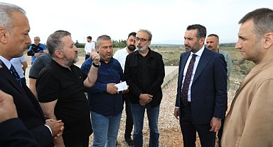BAŞKAN KONUT SAHASINDA İNCELEMELERDE BULUNDU