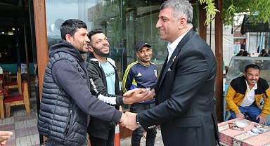 CHP’li Erol, seçim çalışmalarına devam ediyor