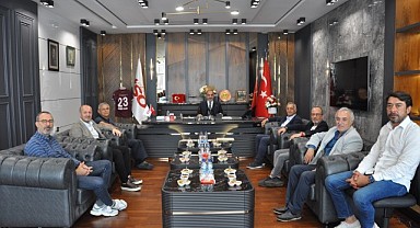 SAİK Başkanı Levent Korkut’dan Başkan Alan’a Ziyaret