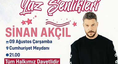 Sinan Akçıl, Yaz Şenlikleri’nde Elazığlılarla Buluşacak