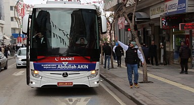 Akın, Devasa Araç Konvoyu İle Elazığ'ın Dört Bir Tarafını Selamladı !