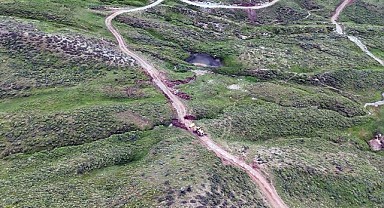 Büyükçaltı Köyü ve Gökdere Bölgesi Yayla Yolu Çalışmaları Devam Ediyor