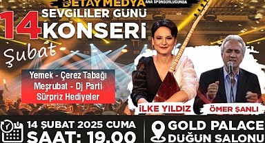 Elazığ’da Sevgililer Günü’ne Özel Muhteşem Konser