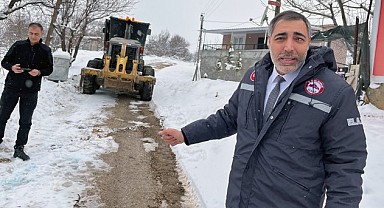 İl Genel Meclisi Başkanı Çelik Kar Kış Demeden Sahada