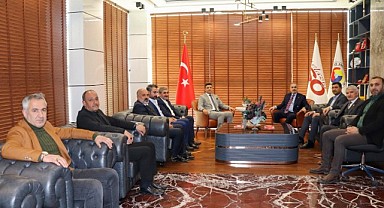 Başkan Karakuş’tan TSO Başkanı Alan’a ziyaret