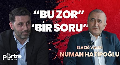 Portre TV Yayında: İlk Konuk Elazığ Valisi Numan Hatipoğlu Oldu