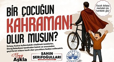 Elazığ Belediyesi’nden anlamlı kampanya: “Bir çocuğun kahramanı olur musun?”