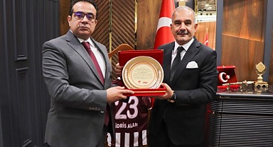 ELAZIĞSPORDAN BAŞKAN ALAN’A ANLAMLI ZİYARET