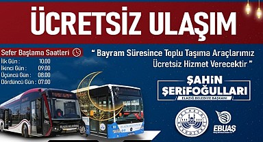 Kurban Bayramı’nda toplu ulaşım, ücretsiz olacak