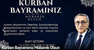 Kurban Bayramınız Mübarek Olsun