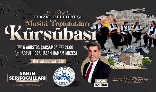 ELAZIĞ BELEDİYESİ KÜRSÜBAŞI ETKİNLİKLERİ DEVAM EDİYOR