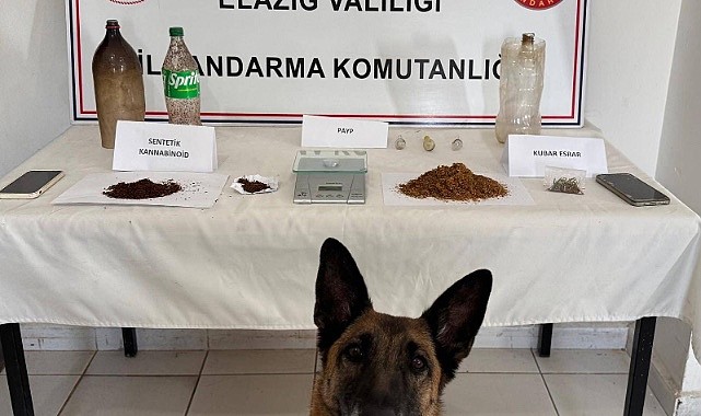 Elazığ Jandarmasından Kaçak Sigara ve Uyuşturucu Operasyonu