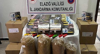 Elazığ’da Kaçak Sigara Operasyonu