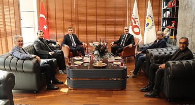 ELAZIĞ TSO İLE FIRAT ÜNİVERSİTESİ ARASINDA İŞ BİRLİĞİ GÖRÜŞMESİ