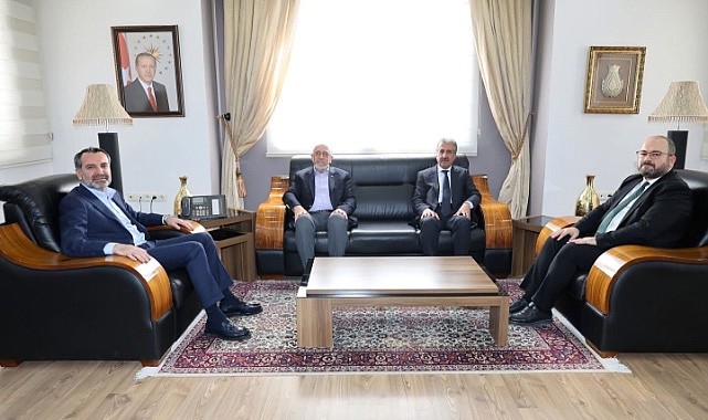 TİCARET BORSASI BAŞKANI DUMANDAĞ’DAN BAŞKAN ŞERİFOĞULLARI’NA ZİYARET