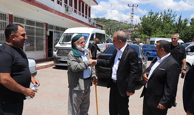 Başkan Alan’a Alacakaya, Arıcak, Erimli ve Bükardi’de Yoğun İlgi