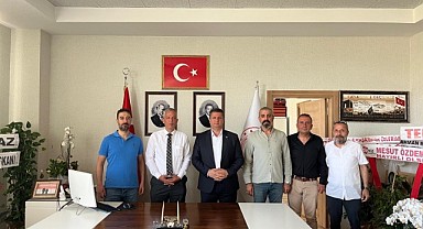 Türk Sağlık-Sen Elazığ Şubesi’nden Aile ve Sosyal Hizmetler İl Müdürü Demirci’ye Ziyaret