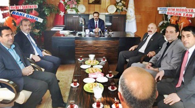 BAŞKAN ALAN, AYAZ’A TEBRİK ZİYARETİNDE BULUNDU