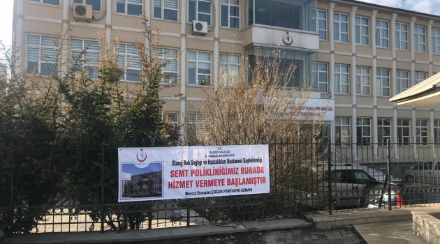 ÇOCUK PSİKİYATRİ SEMT POLİKLİNİĞİ YENİ YERİNDE