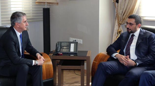 CUMHURBAŞKANI BAŞDANIŞMANI AKIŞ, BAŞKAN YANILMAZ’I ZİYARET ETTİ