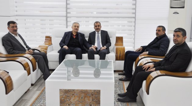 DEMİRBAĞ BAŞKAN ALAN’I ZİYARET ETTİ