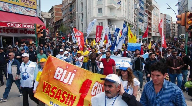 Elazığ’da 1 Mayıs Kutlamaları Olaysız Geçti