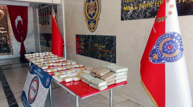ELAZIĞ’DA 45 KİLO EROİN ELE GEÇİRİLDİ