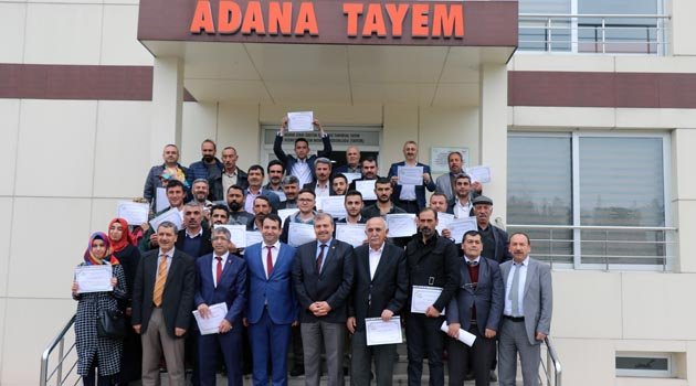 ELAZIĞLI ÇİFTÇİLERİN ADANA TAYEM’DEKİ EĞİTİMLERİ BİTTİ