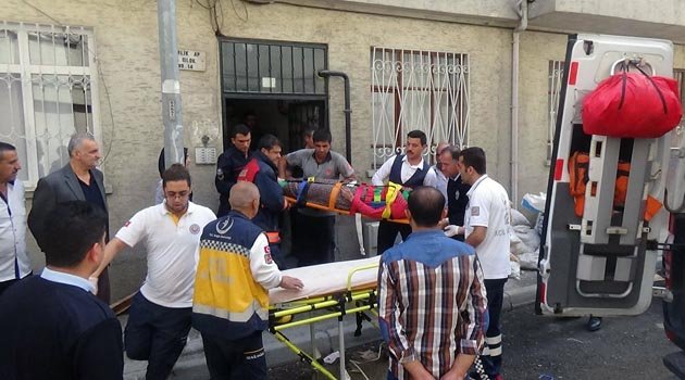 HAVALANDIRMA BOŞLUĞUNA DÜŞEN KADIN AĞIR YARALANDI