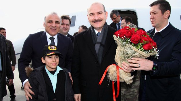 İÇİŞLERİ BAKANI SÜLEYMAN SOYLU TUNCELİ’YE GİTTİ