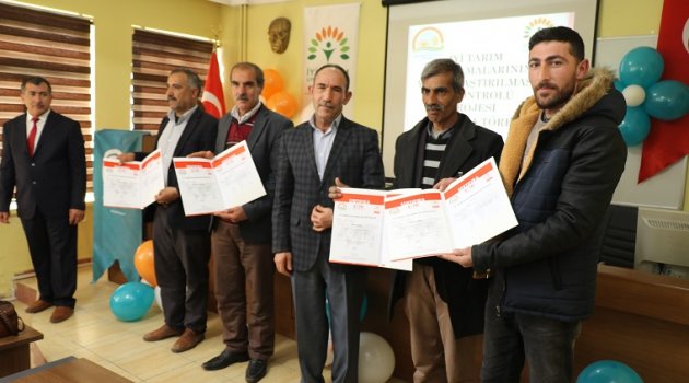 İYİ TARIM UYGULAMALARI SERTİFİKA TÖRENİ DÜZENLENDİ