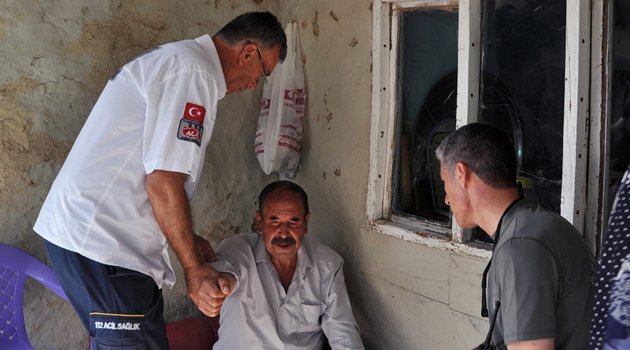 ŞEHİDİN BABA EVİNE ATEŞ TÜŞTÜ
