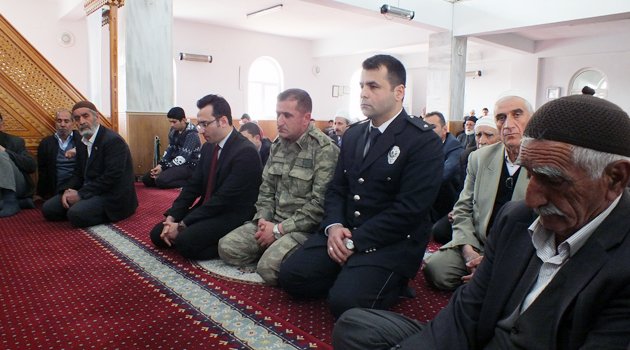 ŞEHİT POLİSLER İÇİN BASKİL’DE MEVLİT OKUTULDU