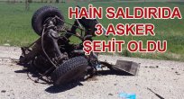 TUNCELİ ELAZIĞ YOLUNDA HAİN SALDIRI 3 ŞEHİT