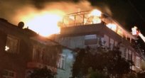YANGIN MAHALLEYE KORKULU DAKİKALAR YAŞATTI