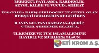 RAMAZAN-I ŞERİF, MESAJI
