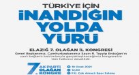 AK PARTİ ELAZIĞ İL KONGERE İLANI