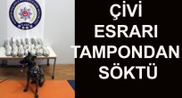 ARACIN TAMPONUNDA 17 KİLO ESRAR ELE GEÇİRİLDİ