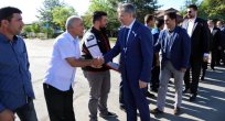 BAŞKAN YANILMAZ, NÖBETÇİ PERSONELLE BAYRAMLAŞTI