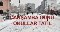 ÇARŞAMBA GÜNÜ OKULLAR TATİL