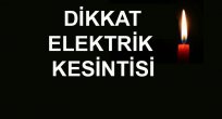 ELAZIĞ’DA ELEKTRİK KESİNTİSİ YAŞANACAK