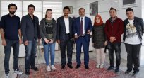 F.Ü. GİRİŞİMCİLİK TOPLULUĞU BAŞKAN ALAN’I ZİYARET ETTİ