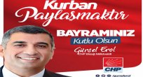 Gürsel Erol'un Bayram Mesajı