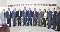 HALKBANK ÜST YÖNETİMİ BAŞKAN ARSLAN’LA BİRARAYA GELDİ