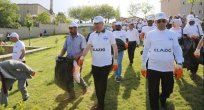 HARPUT'TA TEMİZLİK ÇALIŞMASI GERÇEKLEŞTİRDİ