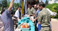 HELİKOPERLE ELAZIĞ’A SEVK EDİLDİ